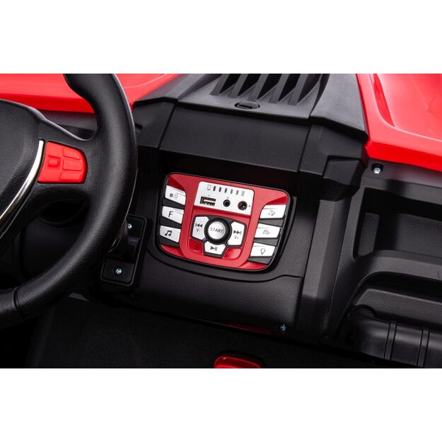 Akumuliatorinis automobilis S618 Raudonasis 4x4 17