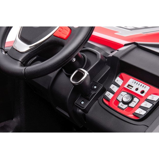 Akumuliatorinis automobilis S618 Raudonasis 4x4 8