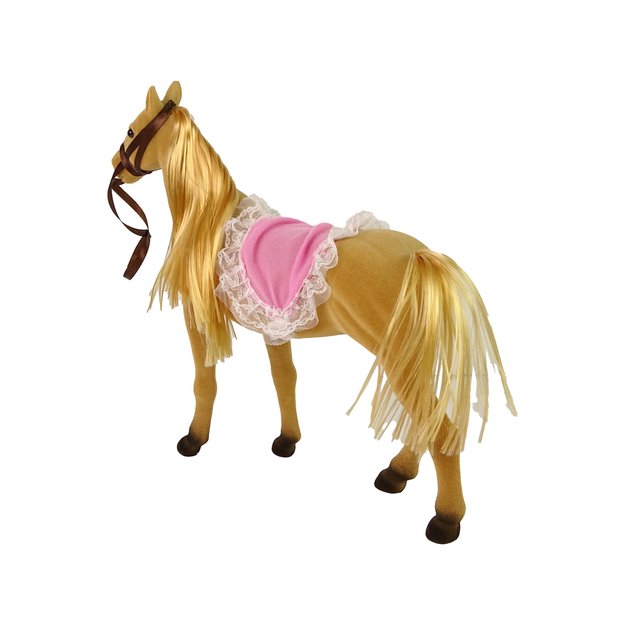 Lėlė raitelis su rudomis ponio figūrėlėmis. 10