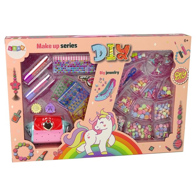 Colorful Makeup and Jewelry Set