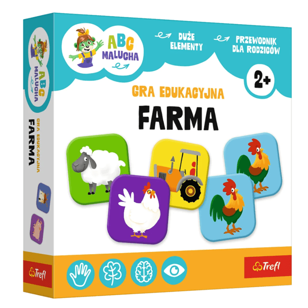 Lernspiel Bauernhof ABC für Kleinkinder Treflik-Familie Trefl 02909