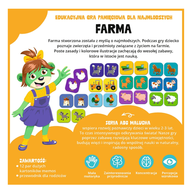 Lernspiel Bauernhof ABC für Kleinkinder Treflik-Familie Trefl 02909 3