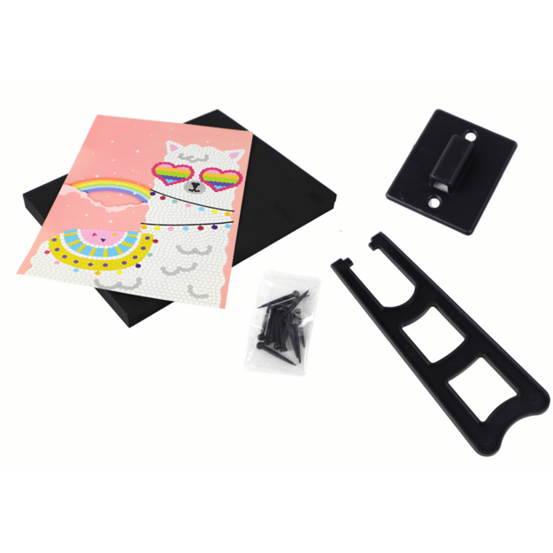 Pasidaryk pats rinkinys Sequins aukštakulniai pelėda rėmo spalvinga 2