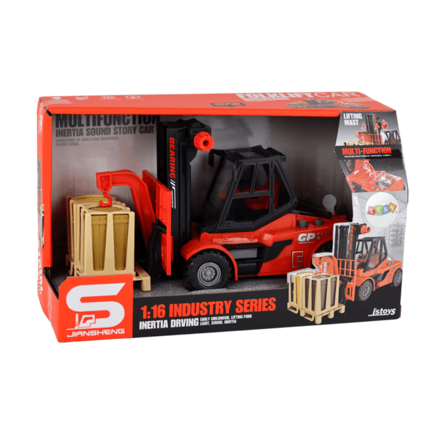 Raudonasis krautuvas 1:16 Judančios šakės Garsai Šviesos 3