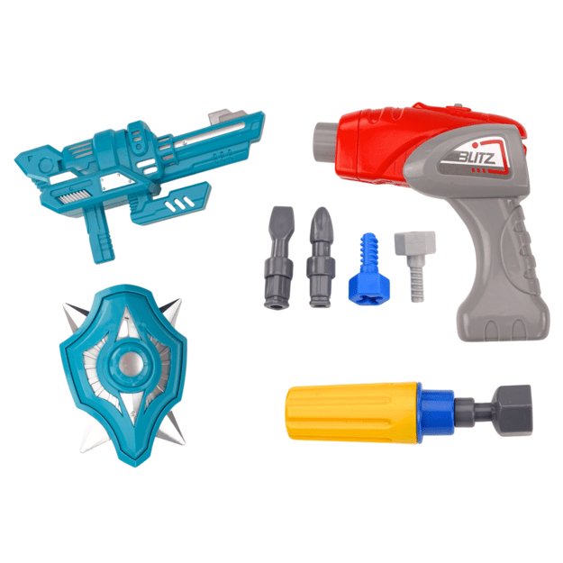 Screwing Robot Weapon Drill Screwdriver Light Sound Red