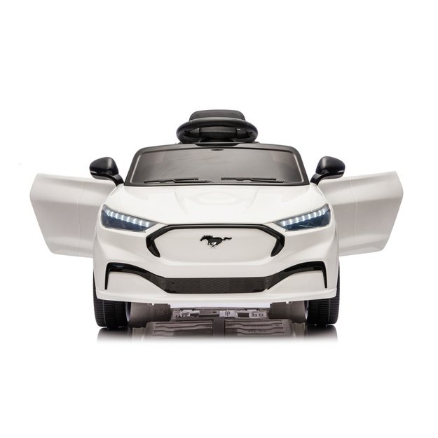 Ford Mustang Mach-E White 24V Battery-Powered Car 3