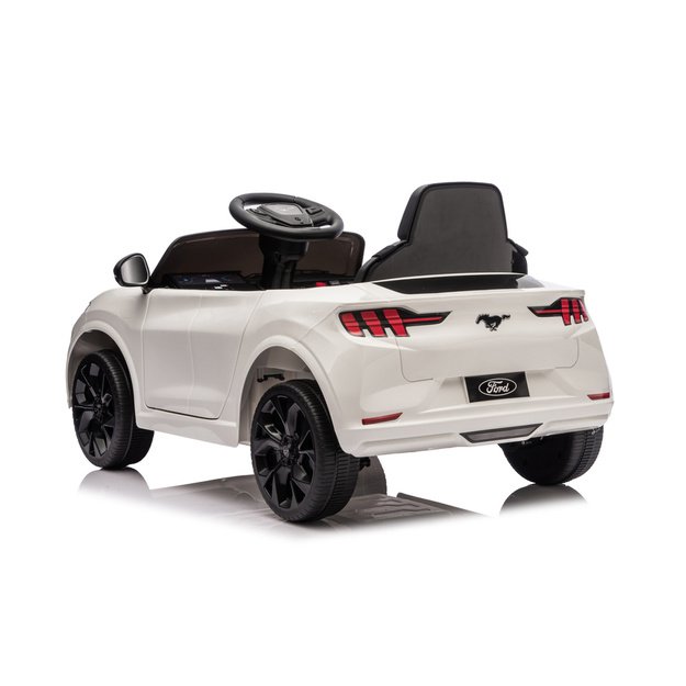 Ford Mustang Mach-E White 24V Battery-Powered Car 1