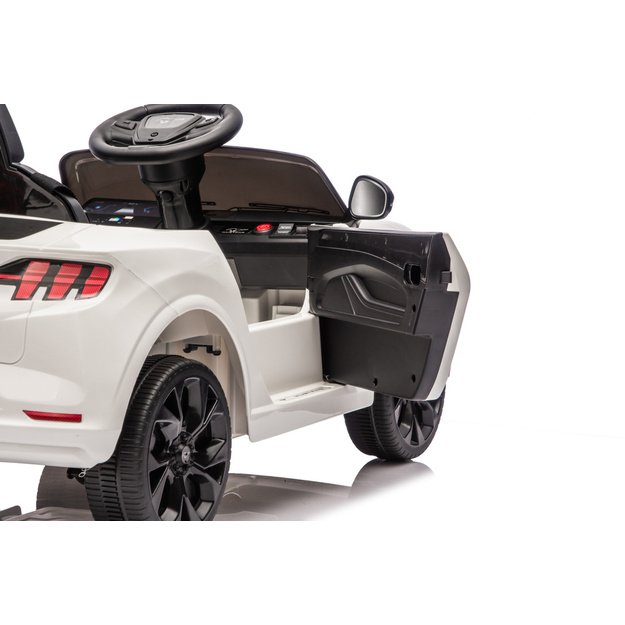 Ford Mustang Mach-E White 24V Battery-Powered Car 5