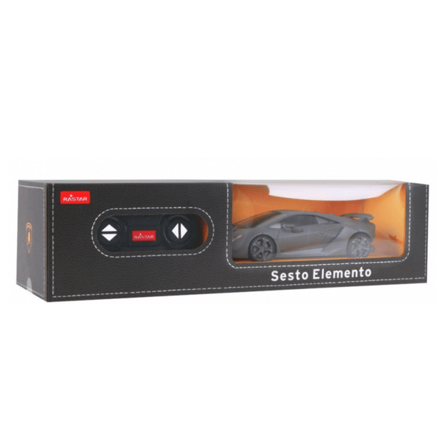 RC Sports Car 1:24 Remote Controlled Lamborghini Sesto Elemento Gray