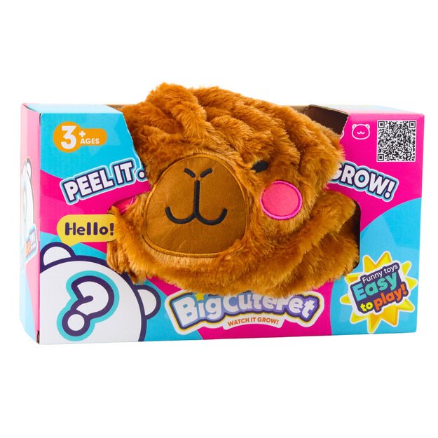 Jumping Ball Growing Plush Capybara Brown Pump 50 cm 5