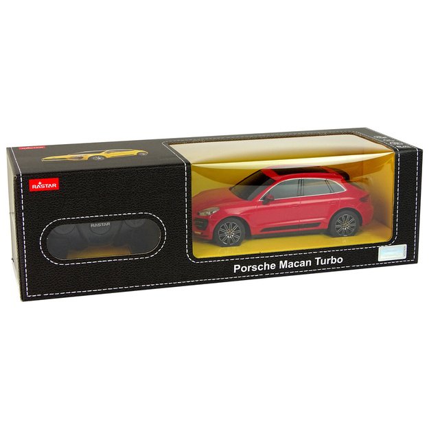 Car R/C Porsche Macan Turbo 1:24 Rastar Red 5