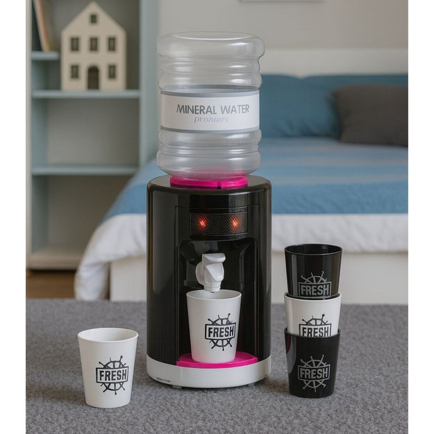 Toy Water Dispenser for Kids with Lights and Sounds Pink 2