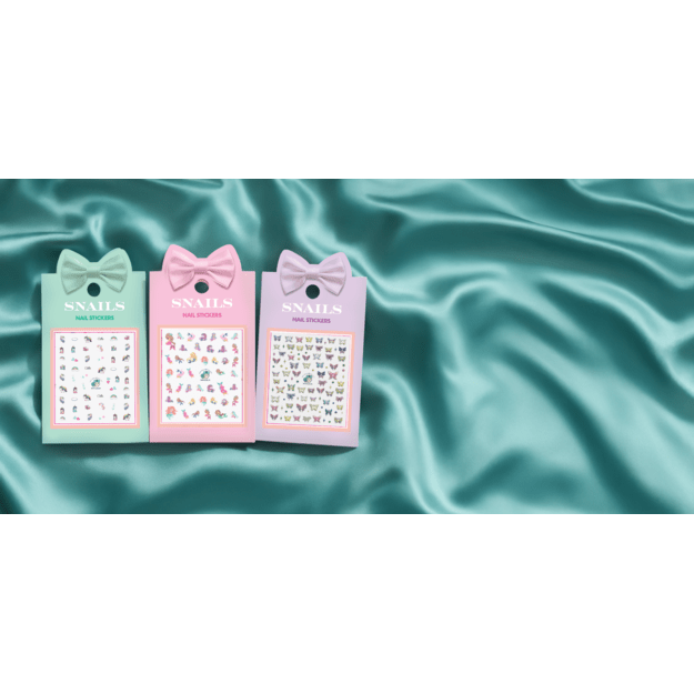 Snails nail stickers, Unicorn Queen 1