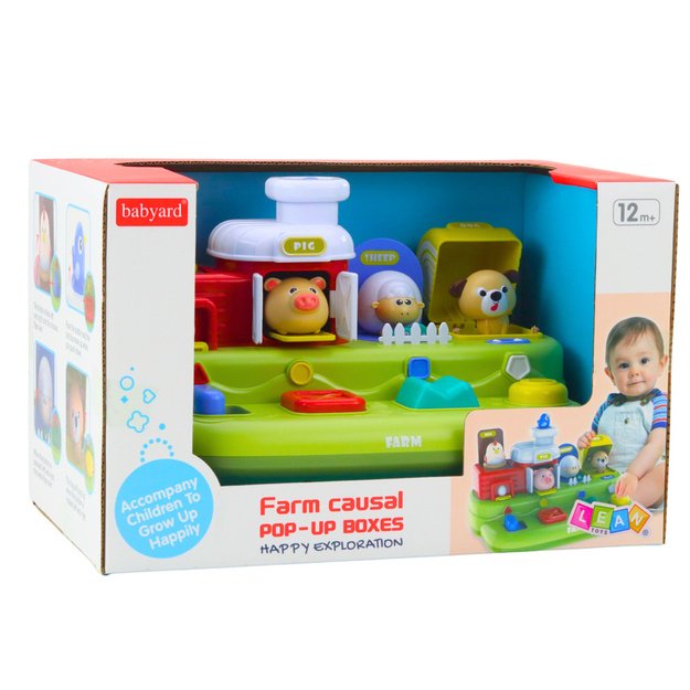 Interactive Educational Toy for Toddlers - Pop-Up Animals Farm 4