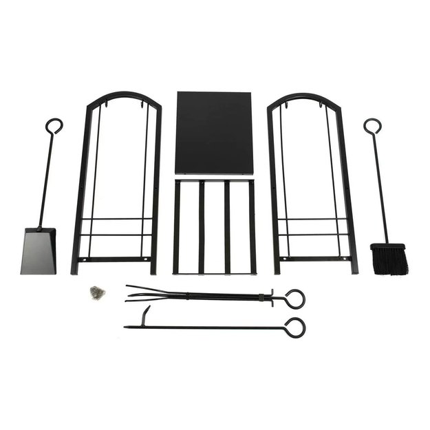 Židinio malkų stovas metaliniai židinių priedai