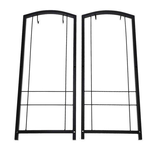 Židinio malkų stovas metaliniai židinių priedai 7