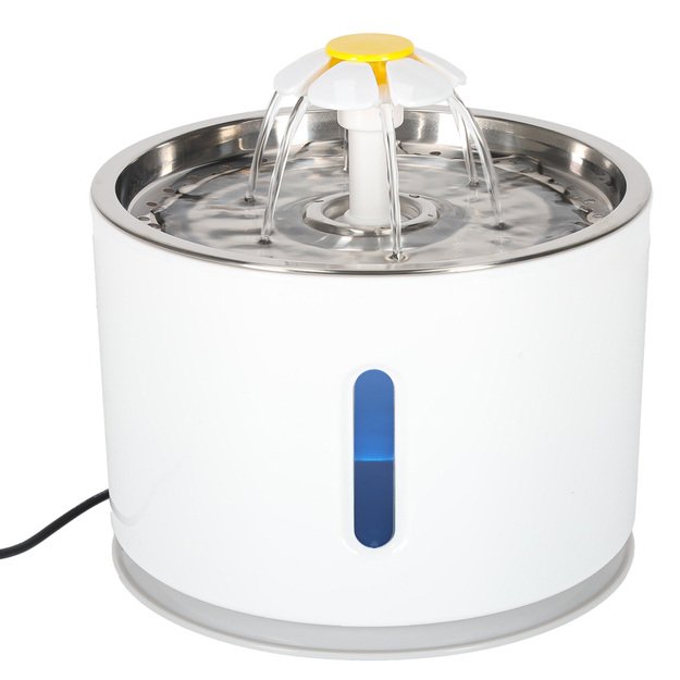 Gertuvė &scaron;uniui ir katei automatinė USB LED gertuvė 2,4 l valymo filtras 2