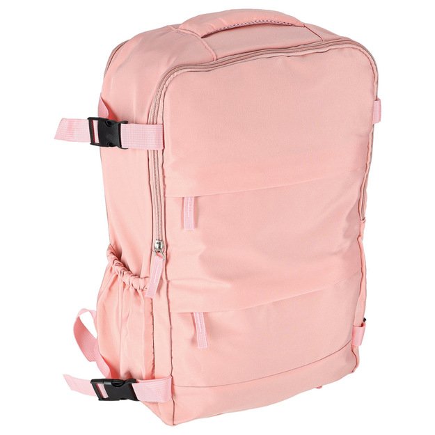 Bagažo kelioninė kuprinė rožinė 45x30 cm 6