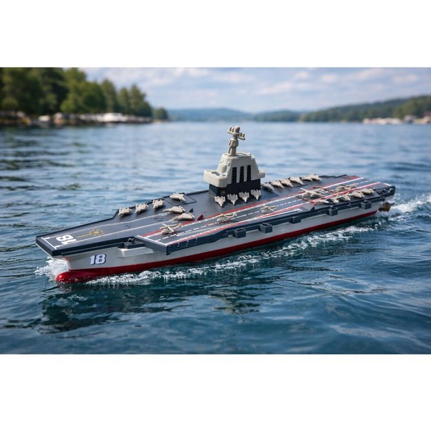 Remote Controlled Military Aircraft Carrier RC Ship 1:1000 4