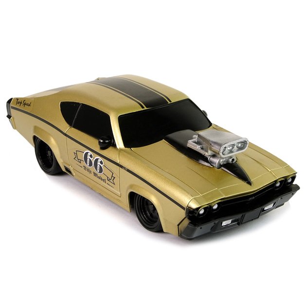 Nuotoliniu būdu valdomas sportinis automobilis Classic 1:20 Gold Pilot 3