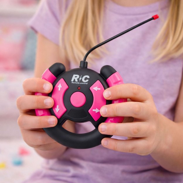 Remote Controlled RC Off-Road Car with Dolls Pink 1:16 5