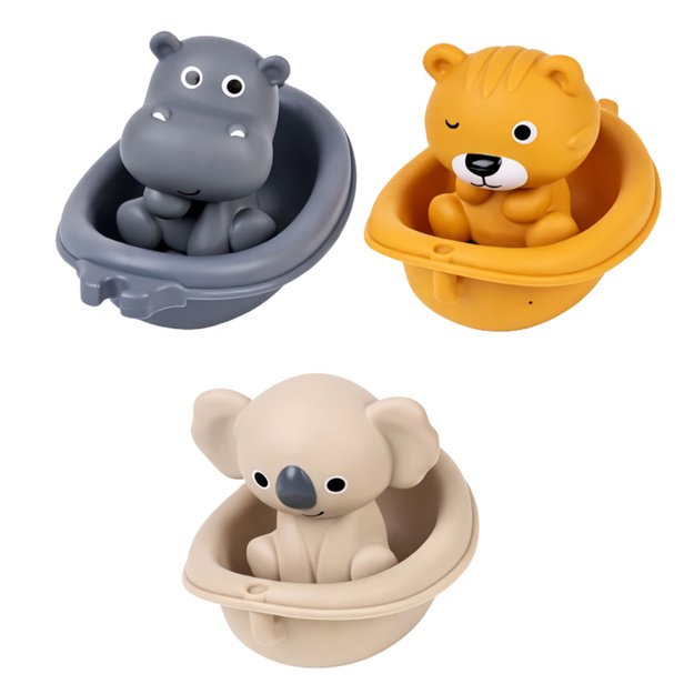 Vonios žaislų rinkinys su čiuožykla ir gyvūnėliais, 11 dalių 3