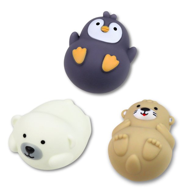 Vonios žaislų rinkinys su čiuožykla ir gyvūnėliais, 11 dalių 1