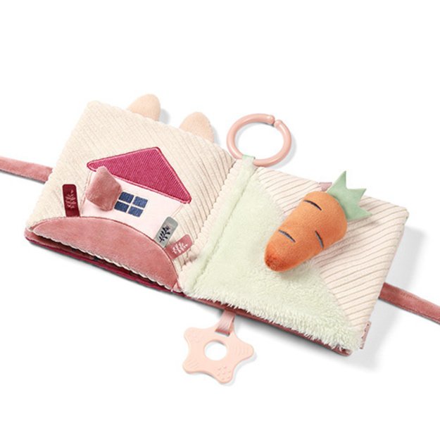 Kiškutis Karo – sensorinė minkšta knygelė 2