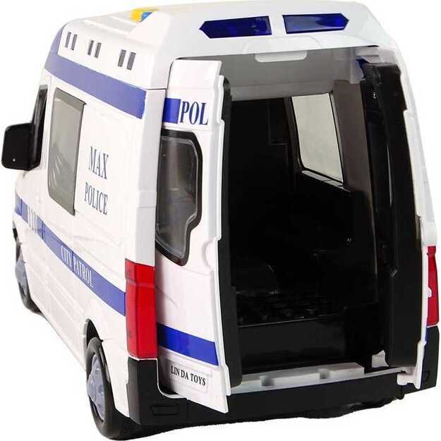 Policijos automobilis su garsais ir šviesa 1