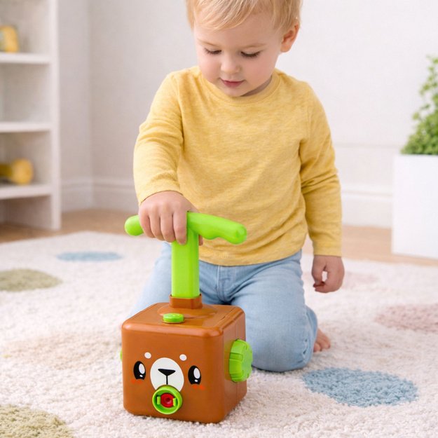 Meškiuko balionų paleidimo žaislų rinkinys vaikams 4