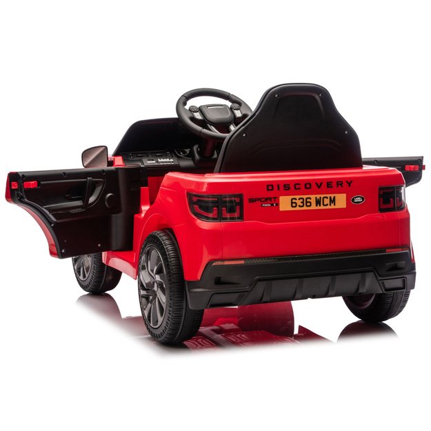 „Land Rover Discovery DLS-K06“ raudonas akumuliatorinis automobilis 9