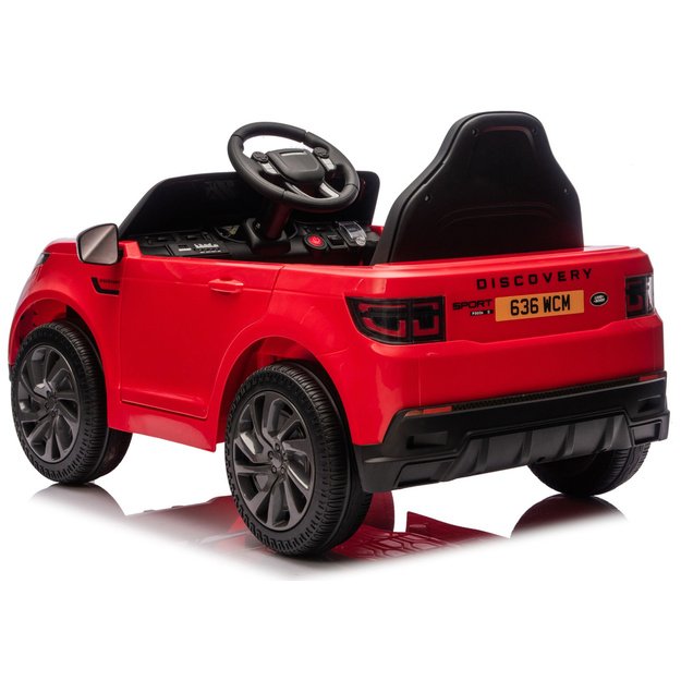 „Land Rover Discovery DLS-K06“ raudonas akumuliatorinis automobilis 5