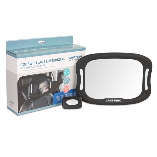 Apšviestas XL veidrodis vaikui stebėti