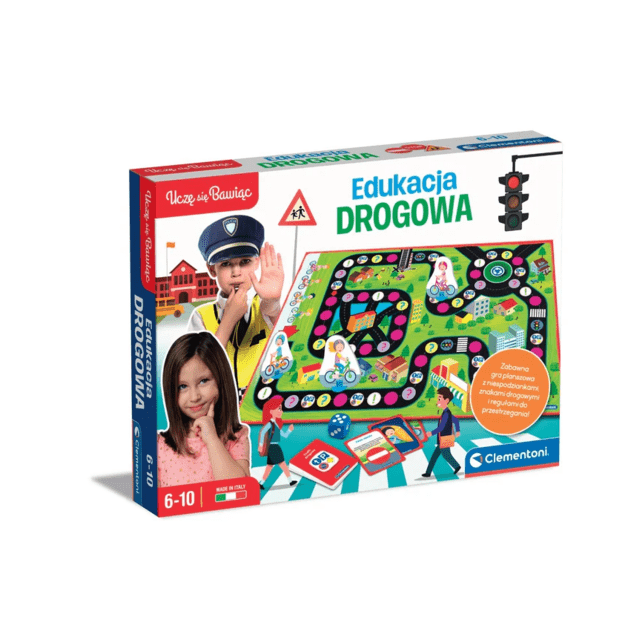 Educational Game Road Safety Learn & Play Polish Language Clementoni 50777 3