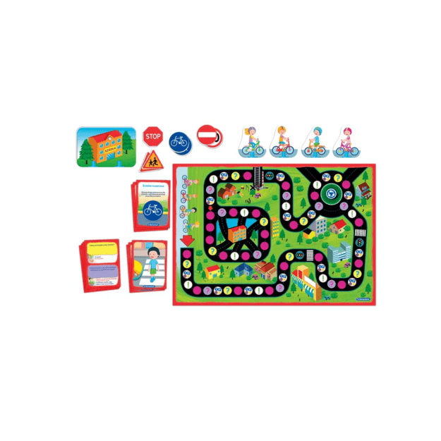 Educational Game Road Safety Learn & Play Polish Language Clementoni 50777 2