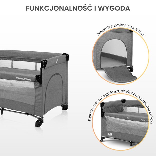 KELIONINĖ LOVYTĖ SU NAKTINE FUNKCIJA 