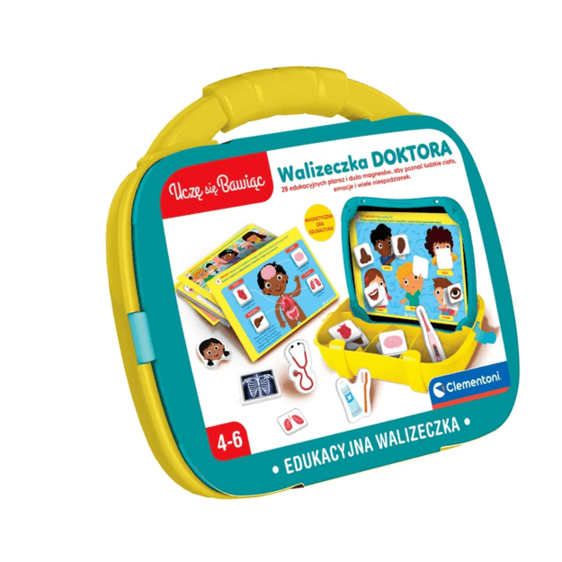Magnetic Educational Doctor&rsquo;s Case Learn Through Play Polish Language Clementoni 50393 5