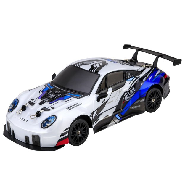 Remote Controlled Drift Car RC Interchangeable Wheels 4WD Blue 1:24 1