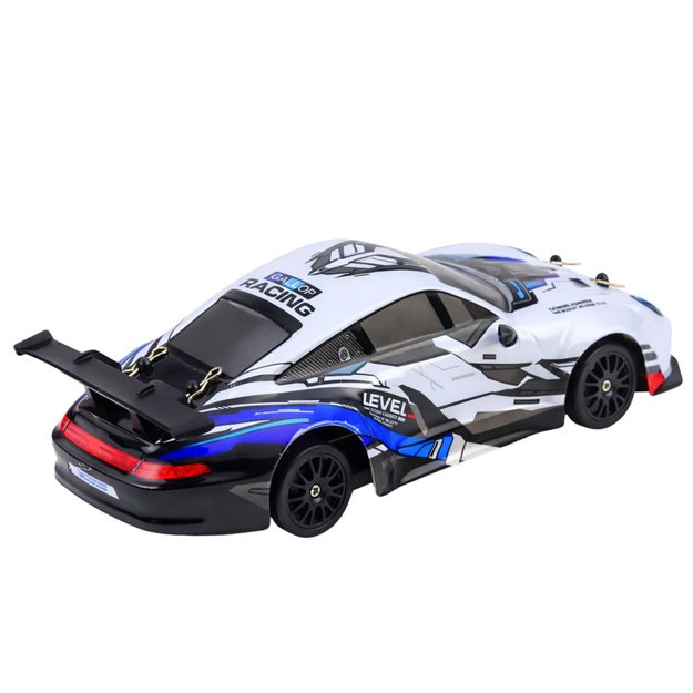 Remote Controlled Drift Car RC Interchangeable Wheels 4WD Blue 1:24 3
