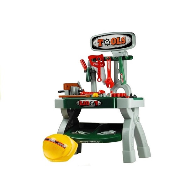 Kids Childrens Work Bench Play Set Tools Vice DIY Workshop 4