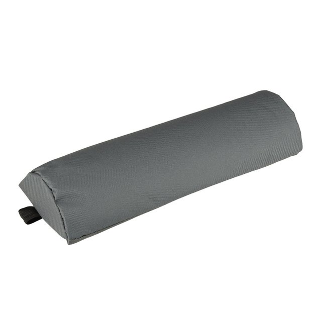 LUARO sodo gultas turistinė sulankstoma kėdė su pagalvėle pilka 2