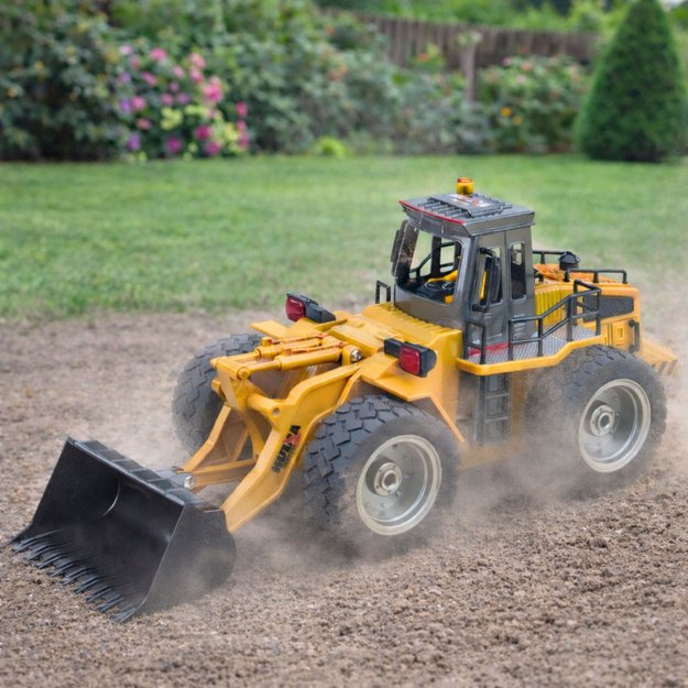 Huina RC Remote Controlled Excavator Loader Bulldozer 1:18 2