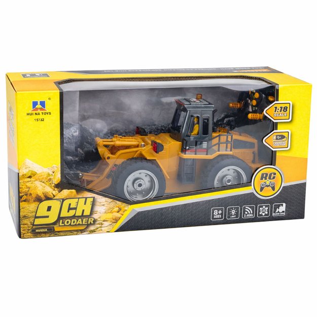 Huina RC Remote Controlled Excavator Loader Bulldozer 1:18 7