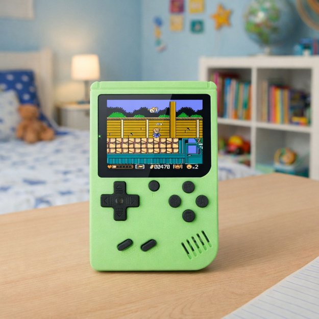 RETRO ELEKTRONINĖ ŽAIDIMŲ KONSOLĖ SU 108 ŽAIDIMAIS 3