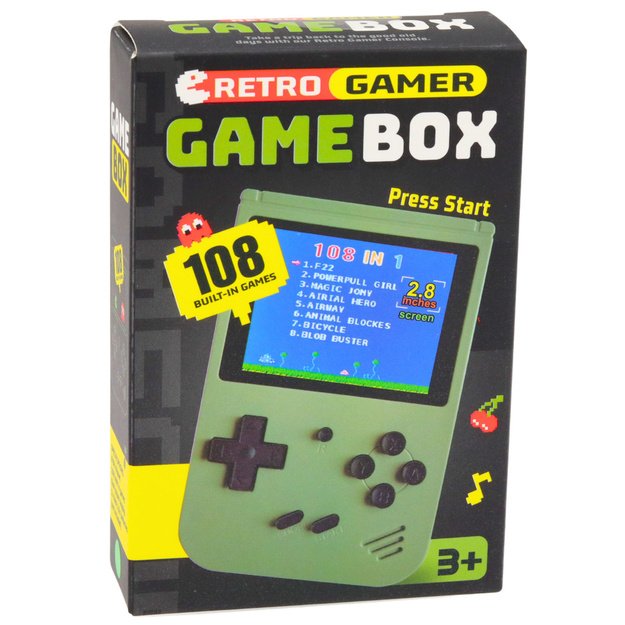RETRO ELEKTRONINĖ ŽAIDIMŲ KONSOLĖ SU 108 ŽAIDIMAIS 4