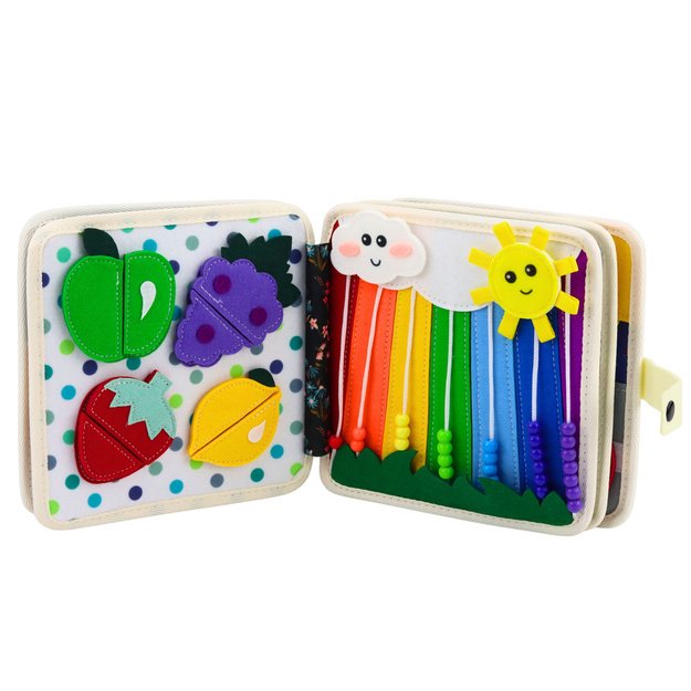 3D Felt Sensory Educational Book Animals Hedgehog 2