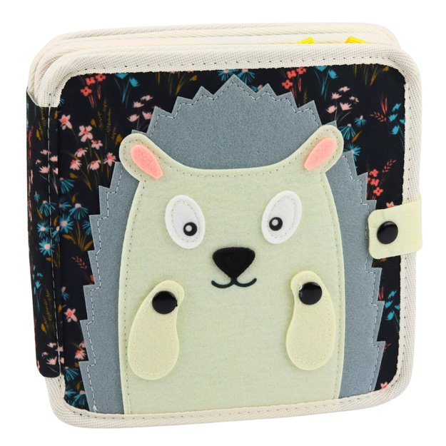 3D Felt Sensory Educational Book Animals Hedgehog 4