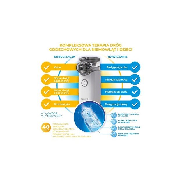 6435 NEBUCARE SECURE HELPMEDI KATAREK NEBULIZER KIT