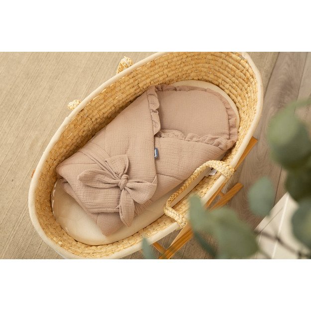 MUSLIN CONE WRAP BEIGE 90x90 6