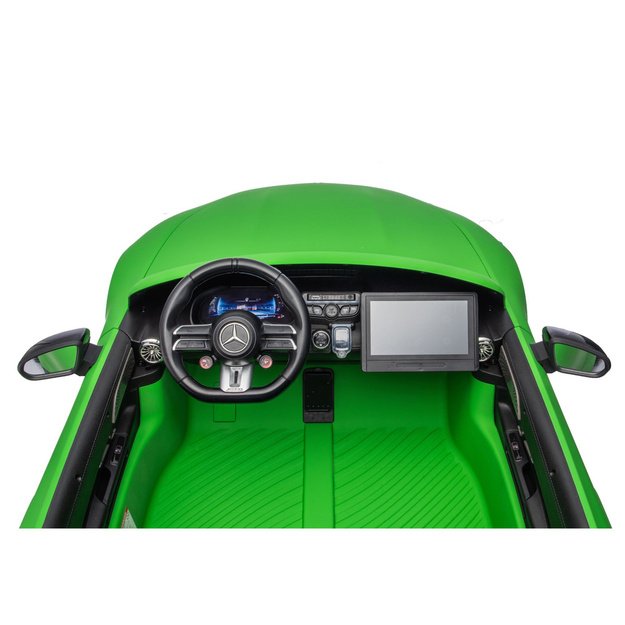 Mercedes GT63 AMG DK-GT63 24V Quiet Matte Green Engine Battery Car 9